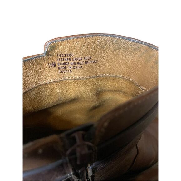 Sofft Leather Brown Wedge Booties - Picture 6 of 8